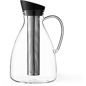 VIVA Scandinavia Iced Tea Infusion Carafe with 4 Tall Classic Double-Walled  Glasses 