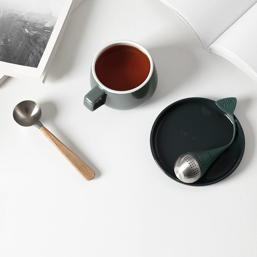 Infusion Tea Egg Cedilo za čaj, kobaltno