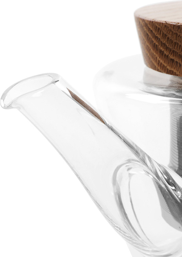 Infusion Wood Τσαγιέρα, με ξύλινα στοιχεία, 0,5 L