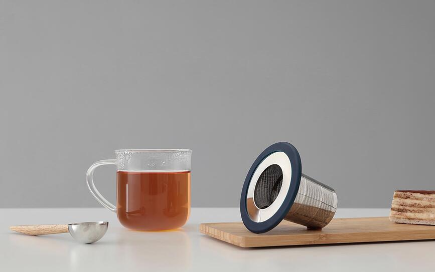 Infusor de Té plegable Infusion, azul marino