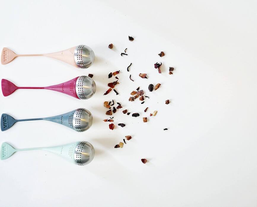 Infusor de té Infusion Tea Egg, azul cobalto