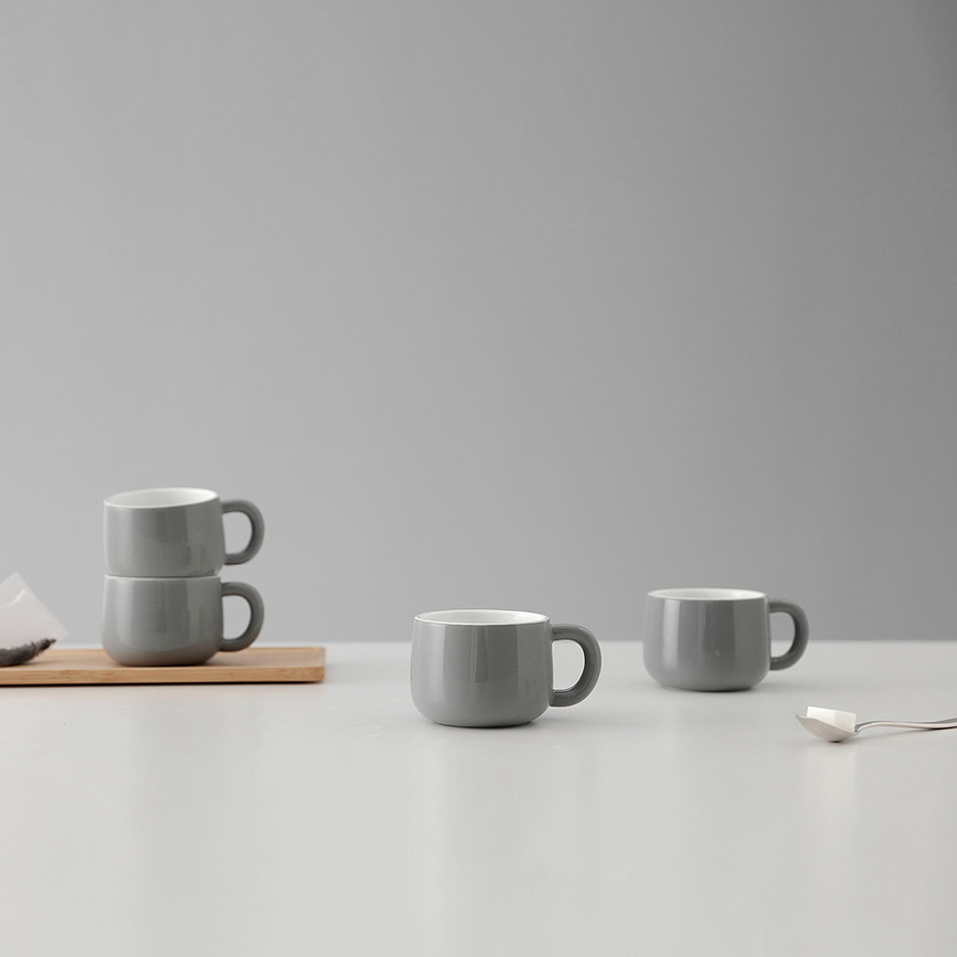 Isabella Skodelice, borovo zelene, 4 kosi