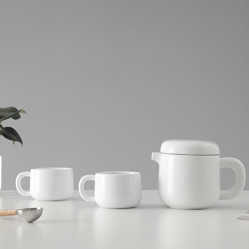 Isabella Tasses, vert sapin, Lot de 4