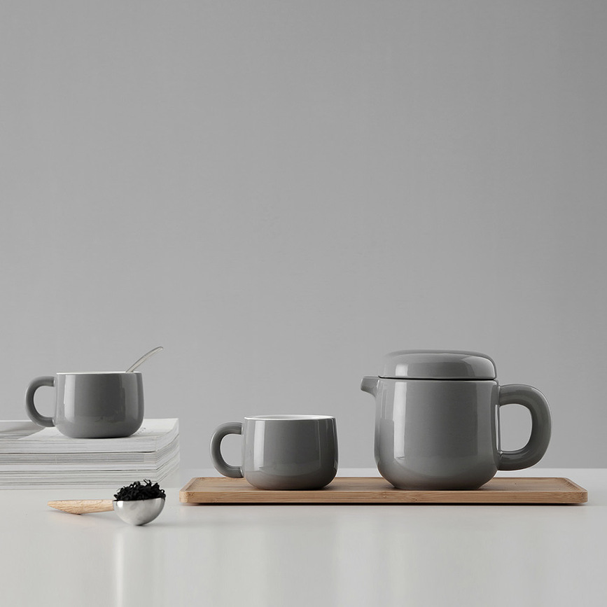 Isabella Tasses, vert sapin, Lot de 4