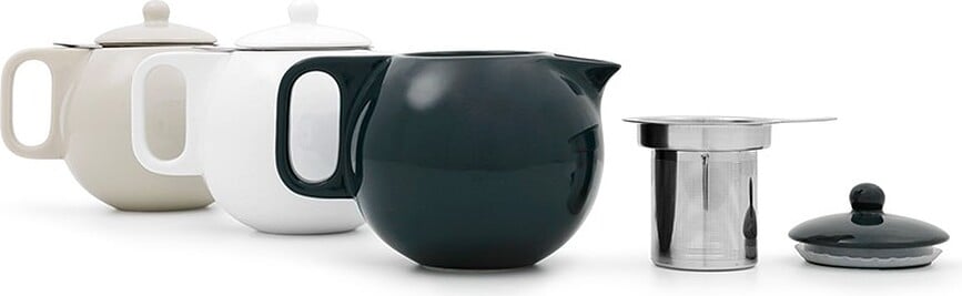 Tetera Jaimi con infusor, verde oscuro
