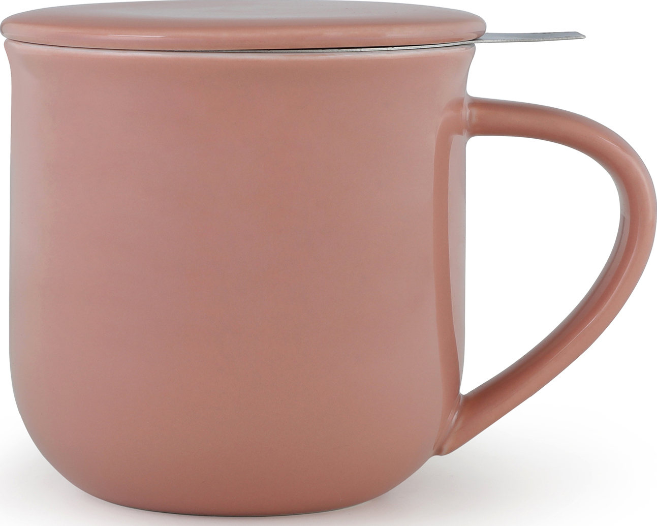 Kubek Minima Balance 380 ml jasnoróżowy z zaparzaczką