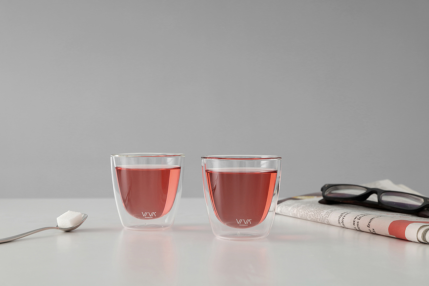 Lauren Verres à double paroi, 100 ml, Lot de 6