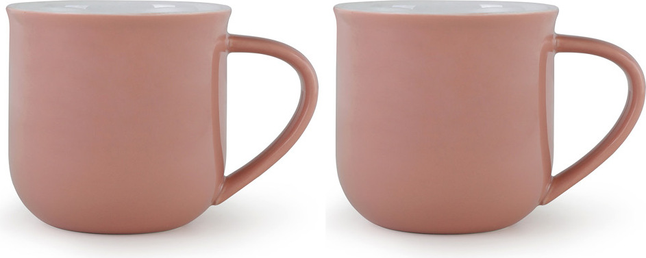 Tassen mit Teesieb Minima Balance Becher 0, 35 L Rosa 2 St.