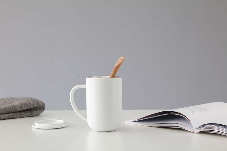 Minima Balance Tasse avec infuseur, bleu charbon
