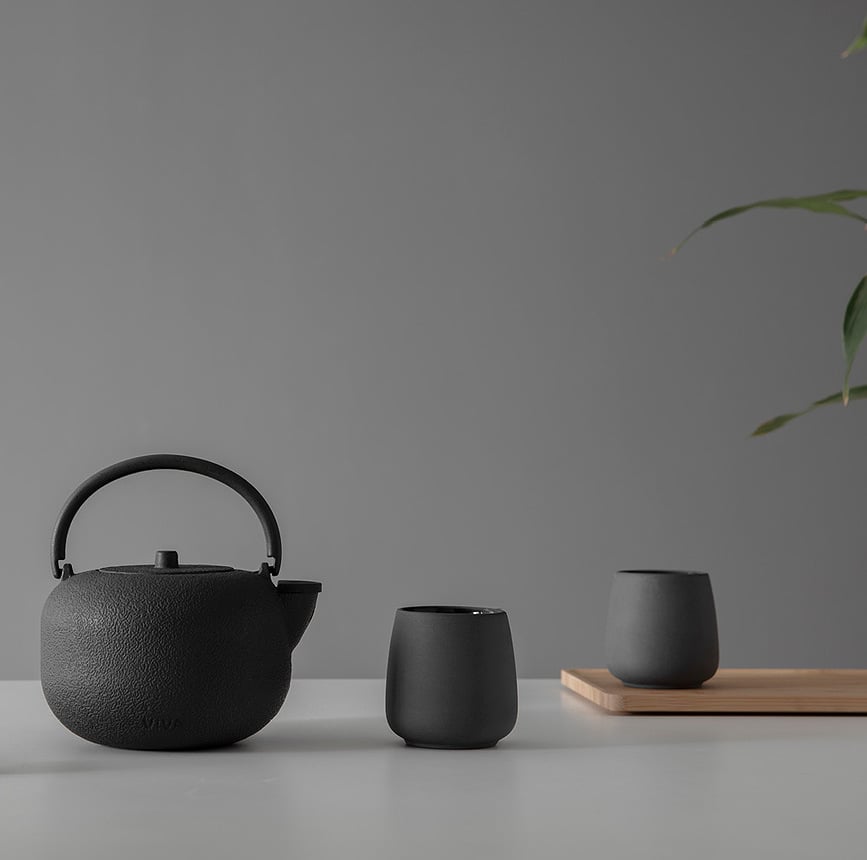 Nicola Skodelica za čaj, bela, 2 kosa