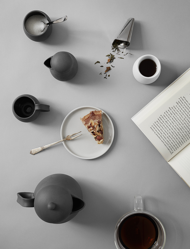 Nina Čajni set, pudrasto zelen, 3-delni