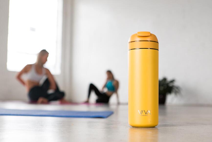 Recharge Anytime Mug Isotherme avec infuseur, bordeaux