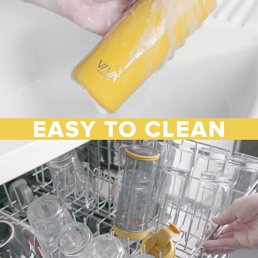 Recharge Anytime Termo Šalica s infuzerom senf žuta