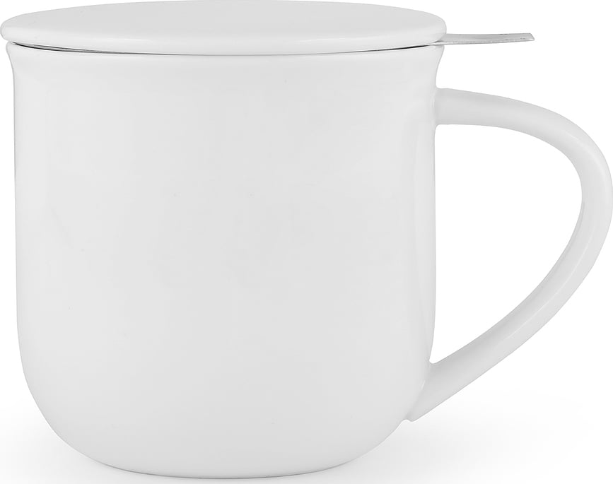 Taza con infusor Minima Balance, 350 ml, blanca