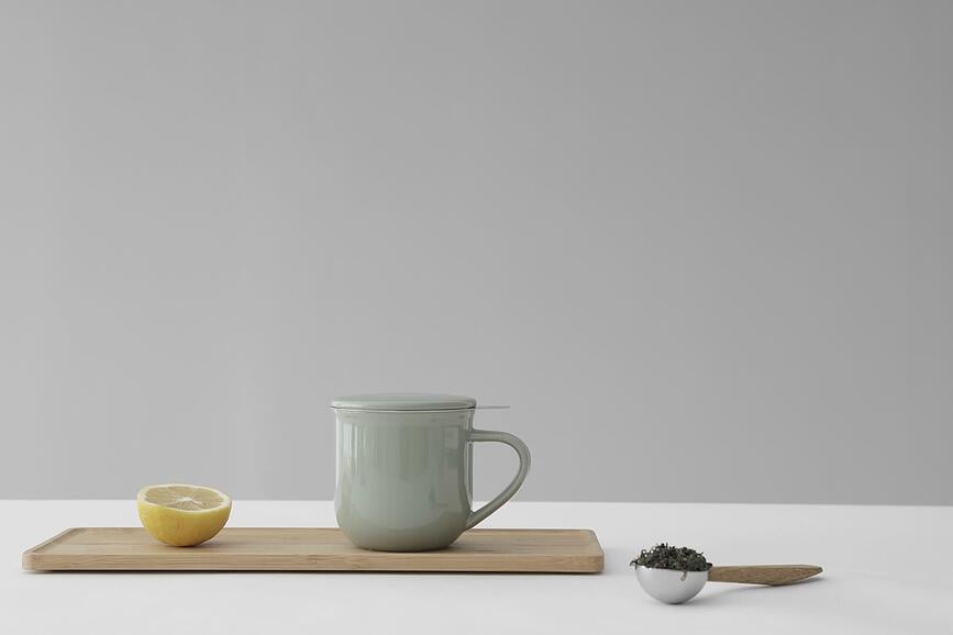 Taza con infusor Minima Balance 350 ml, verde pastel