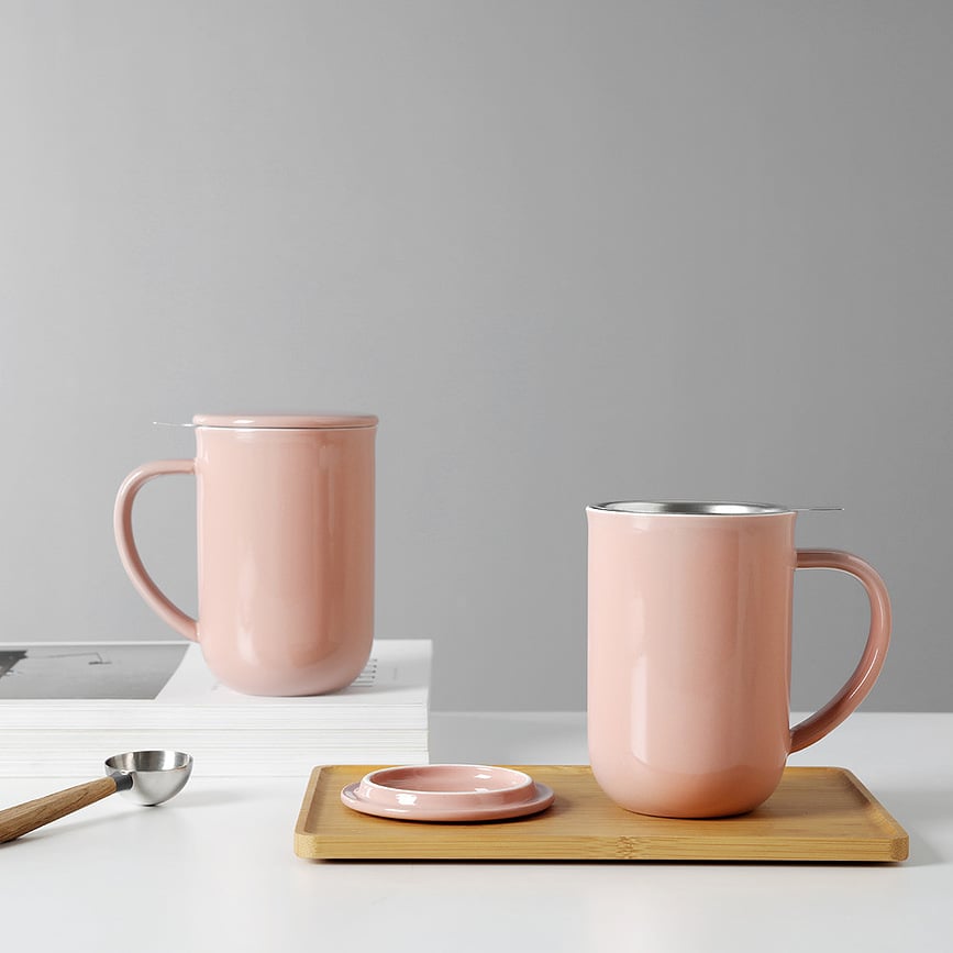 Taza con infusor Minima Balance, azul carbón