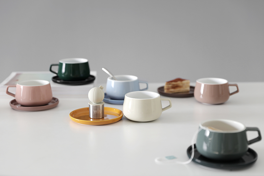 Taza de té Ella, crema