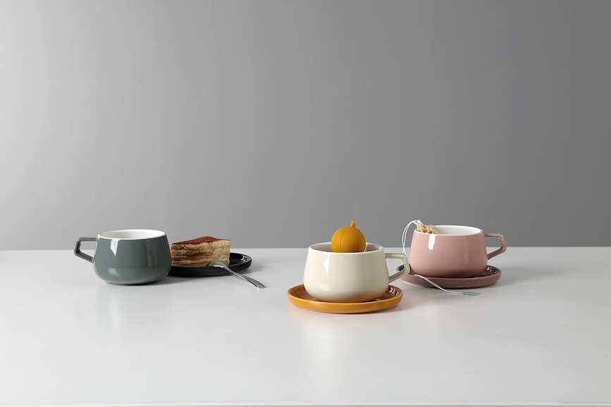 Taza de té Ella, crema