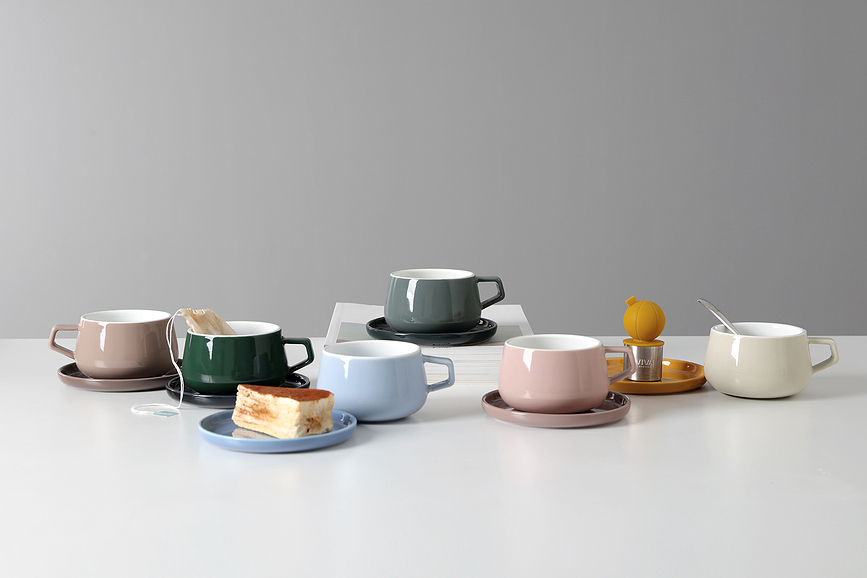 Taza de té Ella, crema