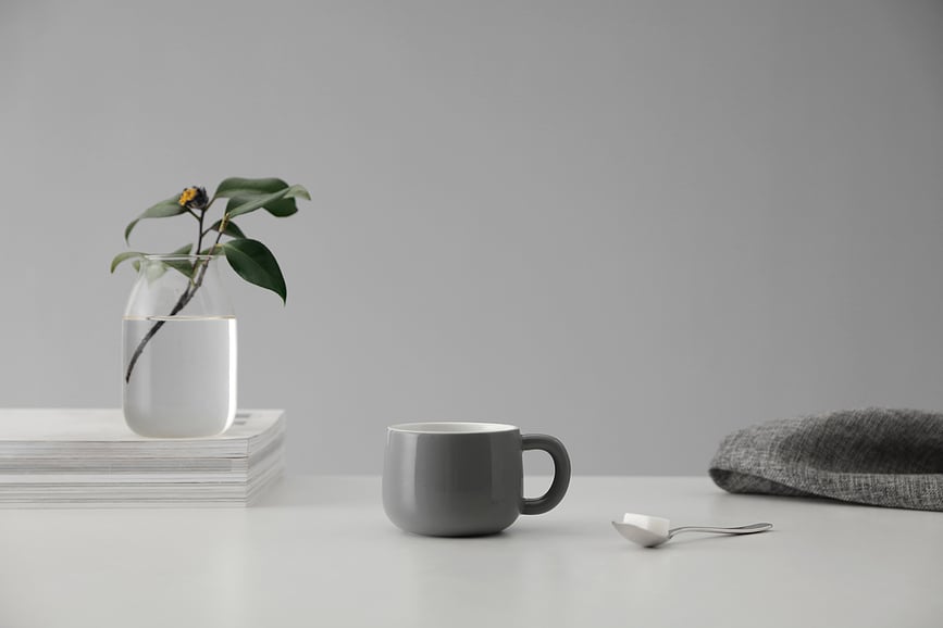 Tazas Isabella, verde pino, 4 unidades