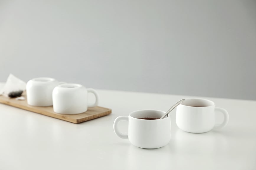 Tazas Isabella, verde pino, 4 unidades