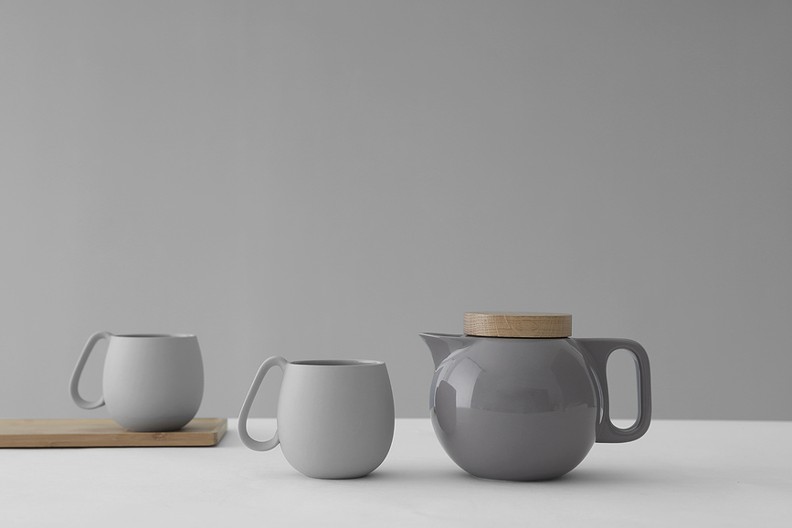 Tazas Nina, grises, 2 unidades