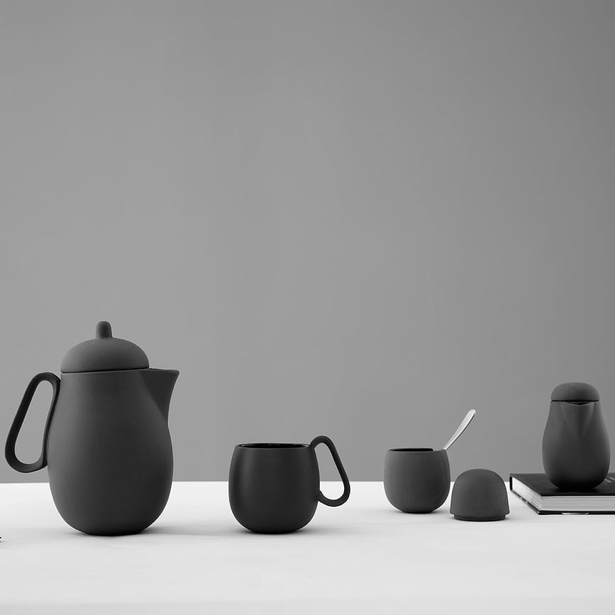 Tazas Nina, grises, 2 unidades