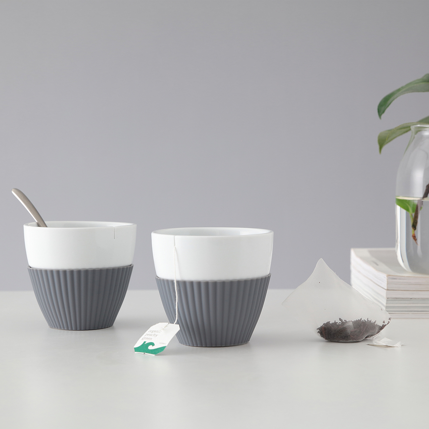 Tazas de té Anytime, verdes, 2 unidades