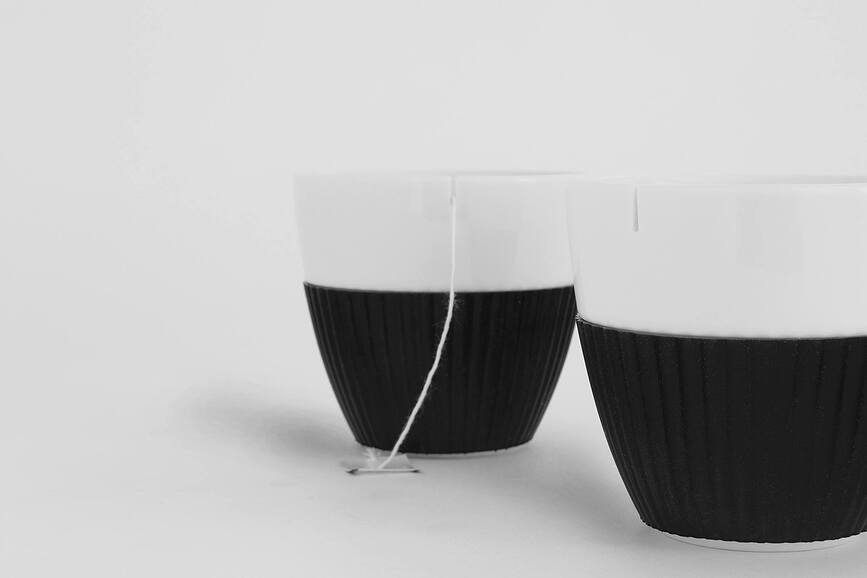 Tazas de té Anytime, verdes, 2 unidades