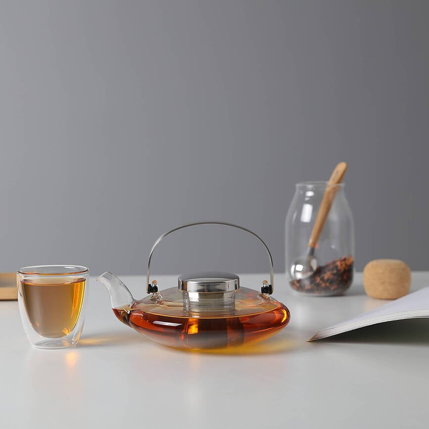 Tetera con infusor Leaf