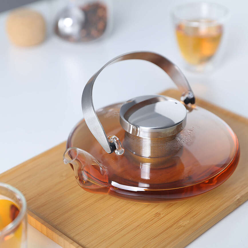 Tetera con infusor Leaf