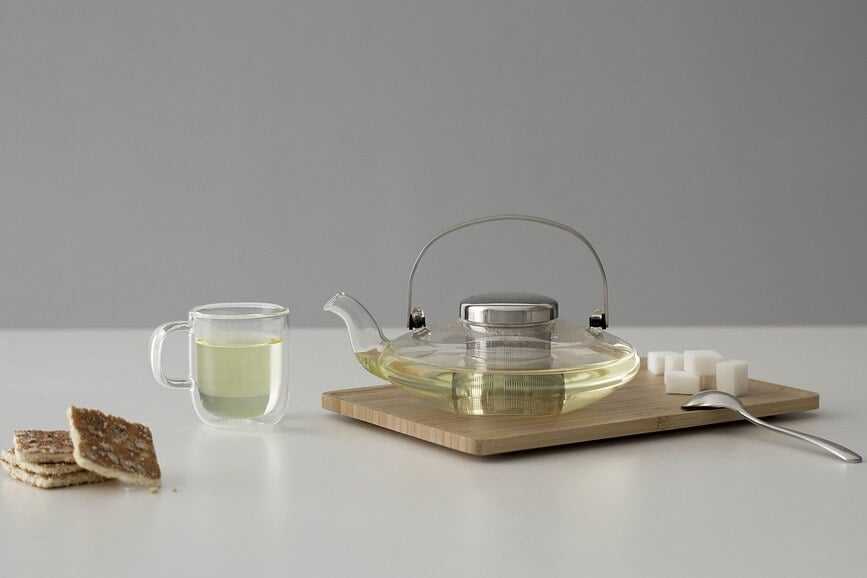 Tetera con infusor Leaf