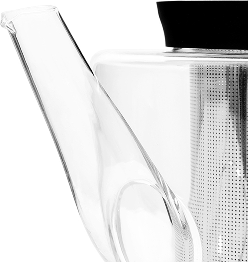 Tetera con infusor Infusion, negra