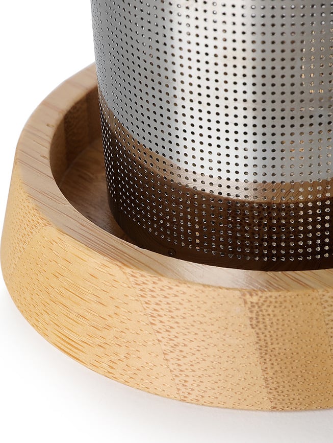 Tetera infusora Anytime, con tapa de madera, 1 L