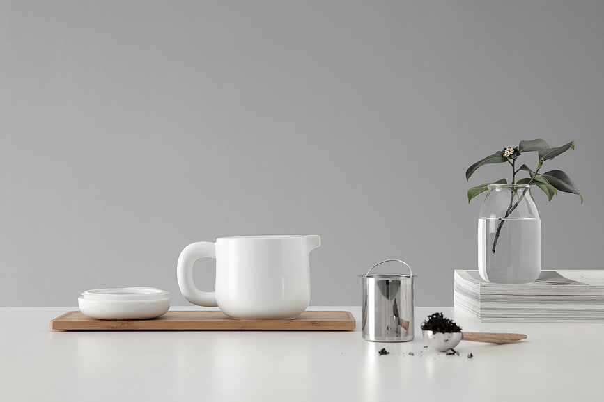 Tetera Isabella, gris brillante