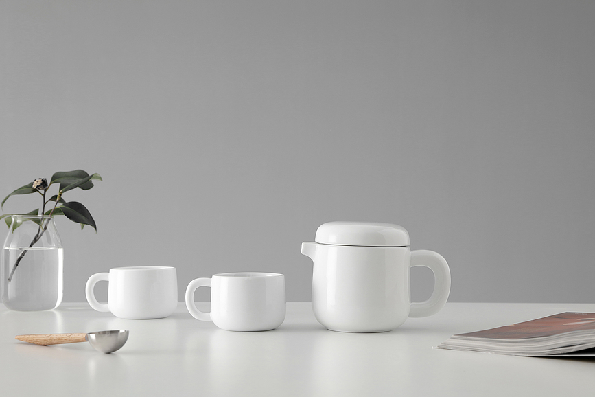 Tetera Isabella, gris brillante