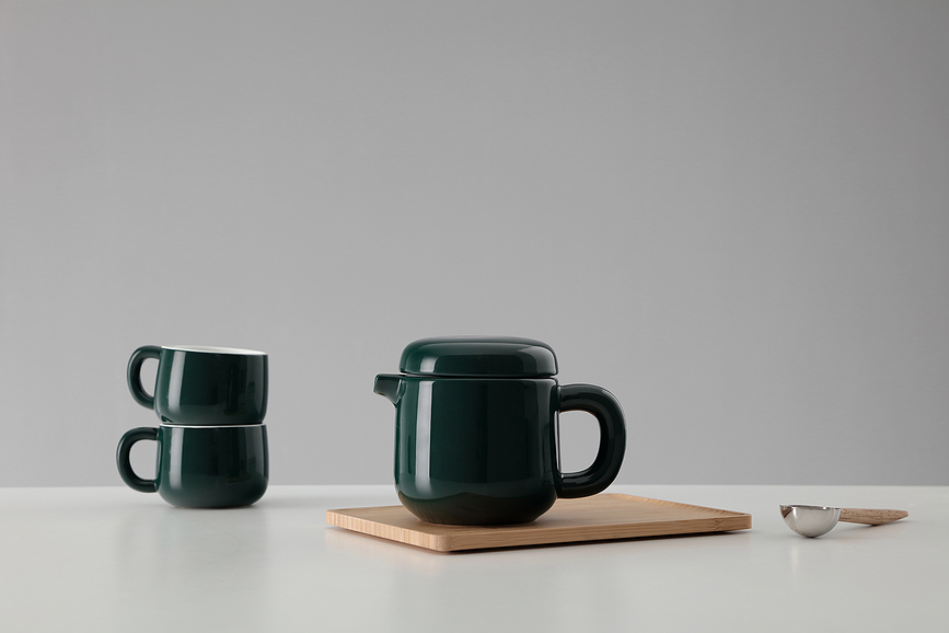 Tetera Isabella, gris brillante