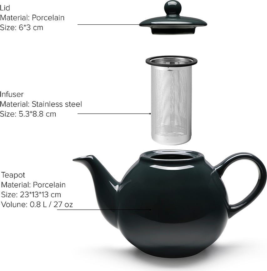 Victoria Théière, bleue claire