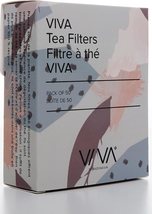 Viva Scandinavia Filtres à Thé, Lot de 50