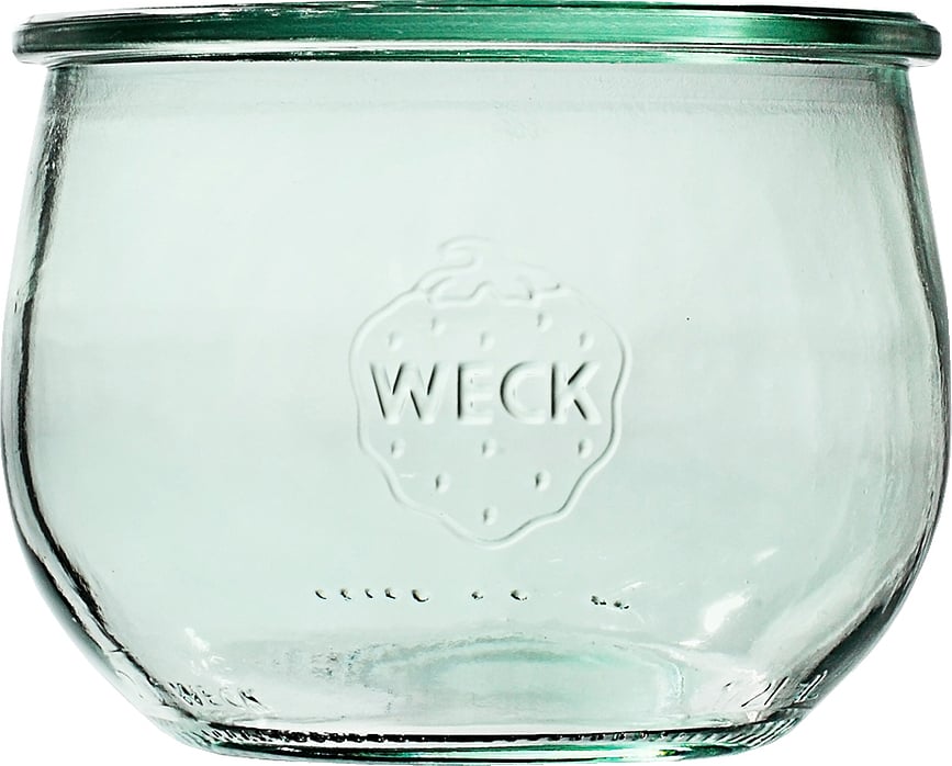 Weck Glas 580 ml mit abgerundeter Basis
