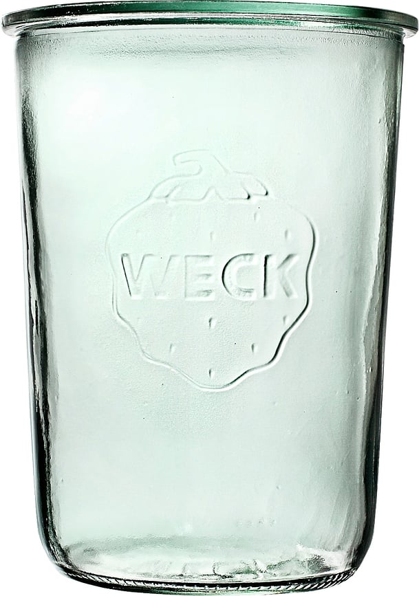 Weck Glas 850 ml hoch nach oben verbreitend