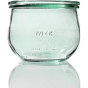 Weck Jar with a rounded base with lid