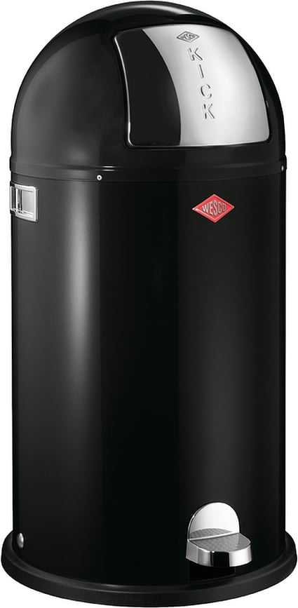 Atkritumu grozs KickBoy melns 40 l