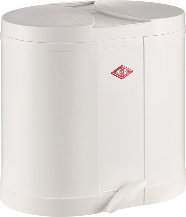 Beta Κάδος Απορριμμάτων διπλός, 2 x 15 L, λευκός
