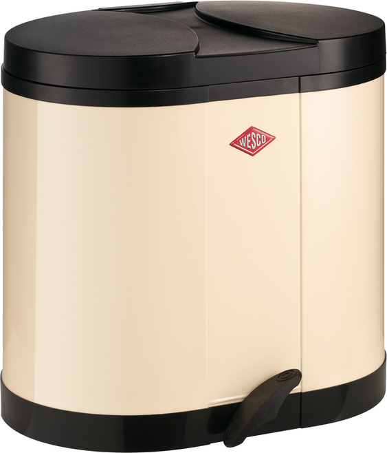 Beta Mülleimer 2 x 15 l beige