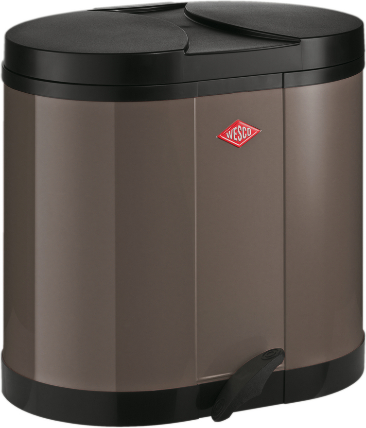 Beta Mülleimer 2 x 15 l braun