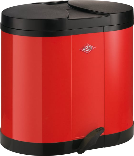 Beta Mülleimer 2 x 15 l rot