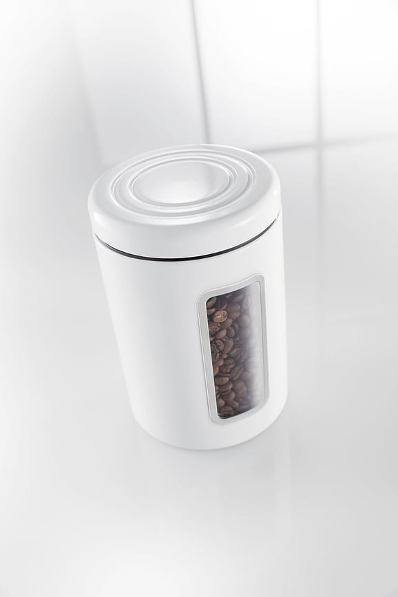 Bote con ventana Classic Line, 2 L, negro mate