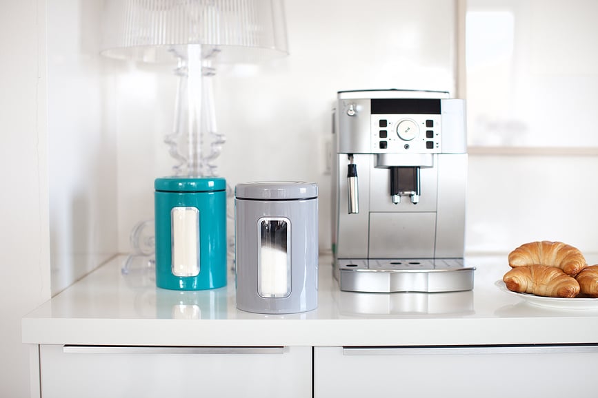 Bote con ventana Classic Line, 2 L, negro mate