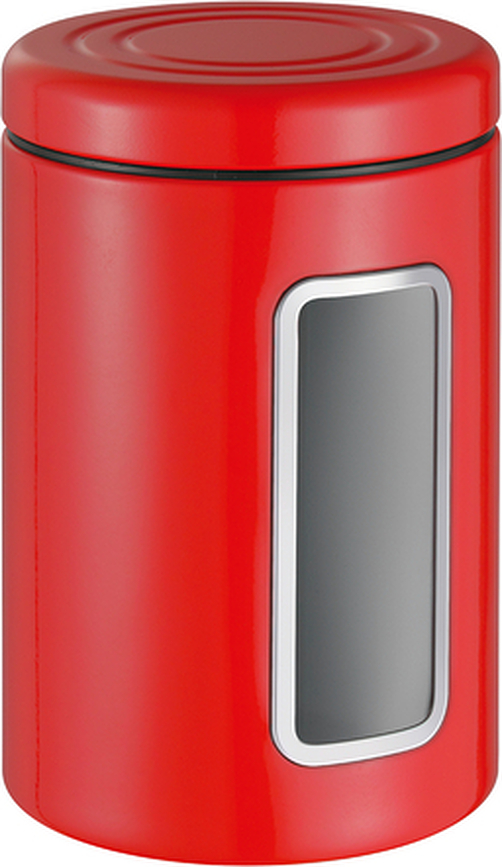 Bote de cocina con ventana Classic Line, 2 L, rojo